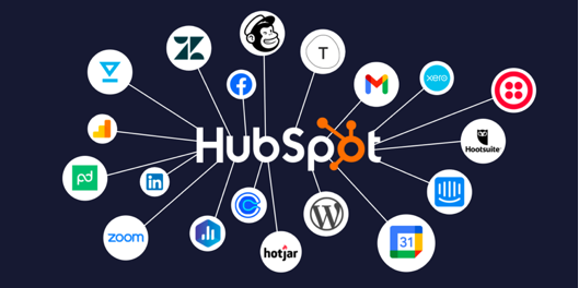 afbeelding van compatibele tools met HubSpot